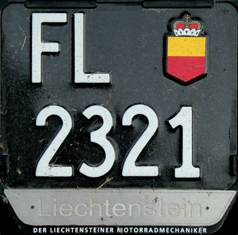 liechtenstein motorcycle plates.